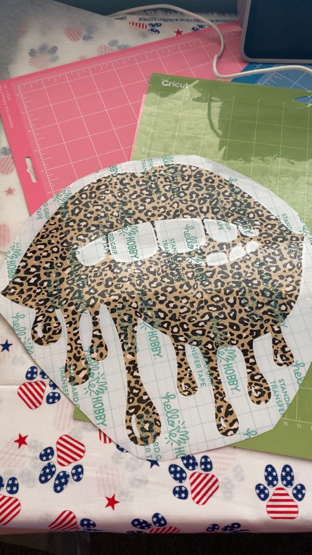 Leopard Print Car Decal